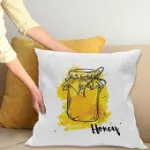Abakuhaus Wijnoogst-geel kussenhoes – 50x50 cm – Dubbelzijdig bedrukt
