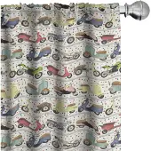 Abakuhaus Gordijnen Set – 2x75x225 cm – Mikrofaser – Meerkleurig