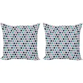 Abakuhaus Geometrische Kussenhoes – 2x40x40 cm – Dubbelzijdig