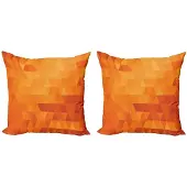 Abakuhaus Kussenhoes – 60x60 – Dubbelzijdig bedrukt – Burnt orange