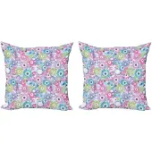 Abakuhaus Kussenhoes Set – 2x40x40 cm – Mikrofaser – Dubbelzijdig bedrukt