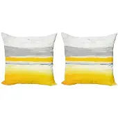 Abakuhaus Kussenhoezen Set 2x45x45 cm – Dubbelzijdig bedrukt – Microvezel