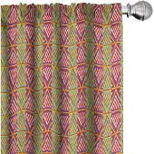 Abakuhaus Geometrische Gordijnen – Driehoeken en Strepen – 2x75x245 cm