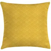 Abakuhaus Damast-Kussenhoes 50x50 cm – Dubbelzijdig bedrukt – Geel