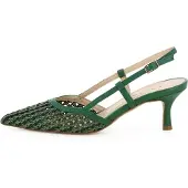 Evita Slingpumps 'PERLA' groen