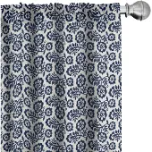 Abakuhaus Gordijn – 2x75x175 cm – Microvezel, halverduisterend – Violetblauw