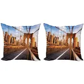 Abakuhaus Kussenhoes 60x60 cm – Dubbelzijdig bedrukt – Mikrofaser, Rits