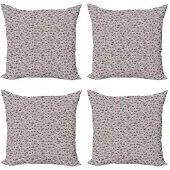 Abakuhaus Paddenstoel Kussenhoezen Set – 4x50x50cm – Dubbeldruk – Mikrofaser