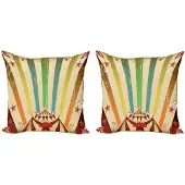 Abakuhaus Rainbow Kussenhoes-Set 2x50x50 cm – Dubbelzijdig bedrukt, rits