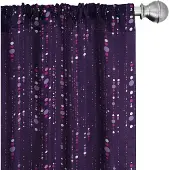 Abakuhaus Abstrakt – Gordijnen 2-delige set 75x225 cm – donker fuchsia