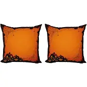 Abakuhaus Halloween kussenhoezen-set – 2x45x45 cm – dubbelzijdig bedrukt