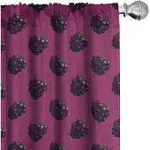 Abakuhaus – Gordijnen 2x75x175 cm – Microvezel, halverduisterend, Magenta