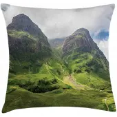 Abakuhaus Schotland Kussenhoes – 50x50 cm – Bedrukt aan beide zijden – Rits