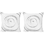 Abakuhaus Spiers Kussenhoes Set –2x40cm– Digitaal–Zwart/Wit