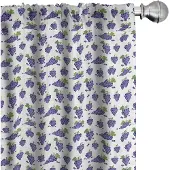 Abakuhaus Weinberg Gordijnen – 2x75x245 cm – Paars Groen