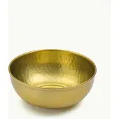 Tade schaal Messing rond goud