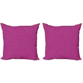 Abakuhaus Magenta Kussenhoes Set – 2×60×60 cm – Dubbelzijdig