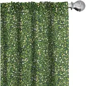 Abakuhaus Gordijnen – Grafische Weide Sprouts – 2x75x175 cm – Groen