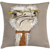 Abakuhaus Indie Kussenhoes – 40x40 cm – Tweezijdig bedrukt, wasbaar, multikleurig