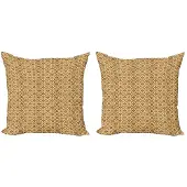 Abakuhaus kussenhoes – 2x50x50 cm – dubbelzijdige bedrukking – microvezel