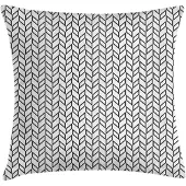 Abakuhaus Visgraat-kussenhoes – Dubbelzijdig bedrukt – 40x40 cm