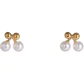 Go Dutch Label Oorknoppen Pearly Cherry Stud Goudkleurig