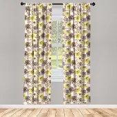 Abakuhaus Gordijn – Grungy rozen – 2x75x175 cm – microvezel