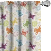 Abakuhaus Vlinder Gordijnen – 2-delig 75x225 cm – Meerkleurig