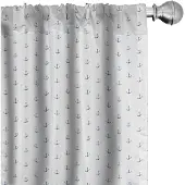 Abakuhaus Gordijnen – Anker Vivid Blue – 2x75x225 cm – microvezel