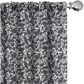 Abakuhaus – Gordijnen 2x75x225 cm – Microvezel, Halverduistering, Donker marineblauw/wit