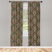 Abakuhaus Paisley Gordijnen – 2-delige paneelset 75x245 cm – microvezel