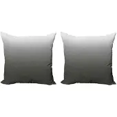 Abakuhaus Ombre Kussenhoes Set (2x) – 40x40 cm – Dubbelzijdig digitaaldruk – Donkergroen