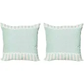 Abakuhaus Shabby Flora Kussenhoezen – 2x50x50 cm – Dubbelzijdig bedrukt – Met rits