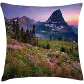 Abakuhaus – Zomer Kussenhoes Wilde Alpenbloemen – 50x50 cm – Dubbelzijdig bedrukt