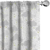 Abakuhaus Wolkengordijnen – Dromerige hemel, 2x75x175 cm, Microvezel