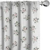 Abakuhaus Gordijnen – 2x75x175 cm – microvezel – Resedagroen/Blush