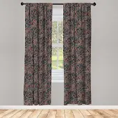 Abakuhaus Oosterse raamgordijnen – Paisley – 2-panelen 75x175 cm – Meerkleurig