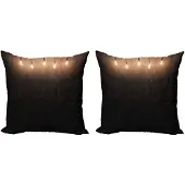 Abakuhaus Kussenhoezen Set – Dubbelzijdig bedrukt – 2x50x50 cm – Microvezel