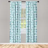 Abakuhaus Effen Voorhang – 2-panelen 75x175 cm – Cartoon Hemel, Roedezak