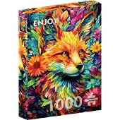 Enjoy Puzzle Flower Garden Fox Puzzel (1000 stukjes)