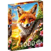 Enjoy Puzzle Curious Fox Puzzel (1000 stukjes)