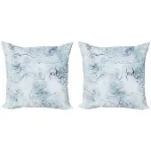 Abakuhaus – Marmeren kussenhoes – 2x50x50 cm – dubbelzijdig bedrukt