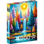 Enjoy Puzzle Forest Cascade Puzzel (1000 stukjes)