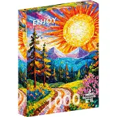 Enjoy Puzzle Mosaic Sunrise Puzzel (1000 stukjes)