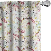 Abakuhaus Bloemen gordijnen – 2x75x175 cm – Mikrofaser