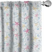 Abakuhaus – Nautische gordijnen – 2x75x245 cm – microvezel – meerkleurig