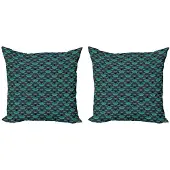 Abakuhaus Geometrisch Kussenhoes – Set 2x45 cm – Dubbelzijdig