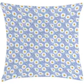 Abakuhaus Madeliefjes-kussenhoes – 45×45 cm – veelkleurig, wasbaar