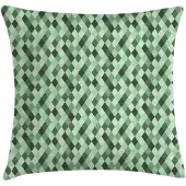 Abakuhaus Kussenhoes – Argyle Rhombus – 50x50 cm – Lichtgroen/Donkergroen