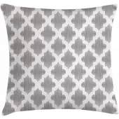 Abakuhaus – Kussenhoes 40x40 cm – Grijs/Wit Damast – Wasbaar